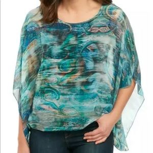 Karen Kane Blouson Scarf top